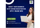 Boost Your Business with Udyam Registration – Apply Online Now
