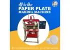 Fully automatic All in one paper plate machine 