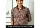Red Printed Shirt for Men With Tribal Print