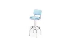 Find our swivel-seat Retro counter stools fabricated in the USA