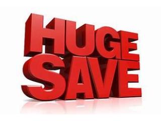 Huge Savings