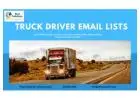 Avail customized Truck Driver Email List across USA-UK