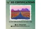 ISO 14001 Certification Services in USA - SIS Certifications