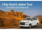 1 Day Jaipur Tour from Delhi by Private Cab – Comfortable & Affordable