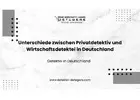 Unterschiede zwischen Privatdetektiv und Wirtschaftsdetektei in Deutschland