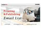 Where can I find an email list of printing and publishing manufacturers?
