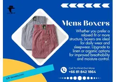 Mens Boxers – Everyday Comfort with Style and Breathability
