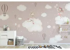 Create a Calming Escape with the Enchanted Clouds Wall Mural