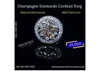 Buy Preowned Champagne Diamond Cocktail Ring Online London