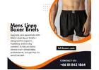 Stay Cool and Comfortable with Mens Linen Boxer Briefs