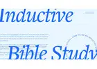 Inductive Bible Study Method