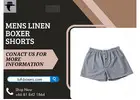 Mens Linen Boxer Shorts – Lightweight, Breathable & Comfortable Everyday Wear