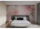 pink floral wallpaper for walls