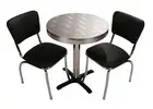 Obtain lifetime structural warranty with our heavy-duty Retro chairs and table