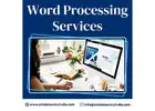 Outsource Word Processing Services in India