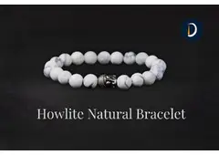 Get Howlite Natural Bracelet : Bring Peace And Focus Get Howlite Natural Bracelet : Bring Peace And Focus