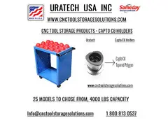Uratech: High-Quality CNC Tool Storage for CAPTO C8 holders Uratech: High-Quality CNC Tool Storage for CAPTO C8 holders