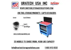 Uratech : High-Quality CNC Tool Storage for CAPTO C5 holders Uratech : High-Quality CNC Tool Storage for CAPTO C5 holders