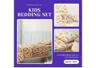 Kids Bedding Set – Bedsheet, Pillow Cover & Reversible Quilt