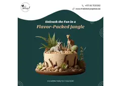 Wild Adventure Awaits with Our Zoo Themed Birthday Cake!