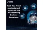 Top 5 Real-World Applications of Agentic AI That Are Redefining Business Operations.