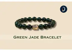 Green Jade Bracelet For Love and Harmony by Daivik Cart