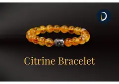 Citrine Bracelet From Daivik Cart For Prosperity And Success