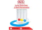 3-Ball Lung Exerciser for Healthy Pulmonary Care