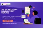 social media App Development service