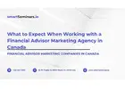 What to Expect When Working with a Financial Advisor Marketing Agency in Canada