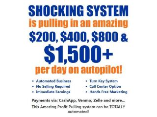 Automated System with Call Center Makes Money For You On Autopilot- $200, $400, $800, $1500 + Daily!