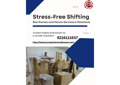Stress-Free Shifting: Best Packers and Movers Services in Panchkula