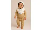 Beige Bunny Hoodie Co-ord Set for Boys
