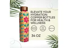 Buy 100% Pure Copper Bottle Online – Perilla Home
