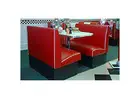 Find our largest selection of retro-styled Custom diner booths for restaurants