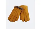 Premium Mens Sheepskin Gloves for Warmth and Style