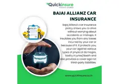 Bajaj Allianz Car Insurance Company Policy Features and Benefits Overview by Quickinsure