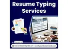 Affordable Resume Typing Services in India
