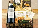 Say "cheers" with our festive wine and chocolate basket
