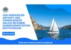 Von Anfrage bis Abfahrt: Der transparente Ablauf bei einem kundenorientierten Bootsverleih