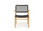 Premium Outdoor Zen Armchair – Black | Stylish Weather-Ready Seat