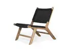 Zen Accent Chair Black Close Weave – Stylish Outdoor Seat