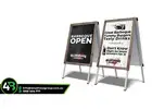 Eye-Catching A-Frame Printing for Local Business Promotion