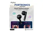 Portronics Earbuds with 35 Hour Battery & Low Latency Gaming Mode