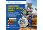 Concrete Pumping Solutions for Construction Companies in Bangalore | Construction Concrete Solutions