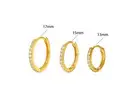 Top 18k Gold Hoop Earrings Manufacture in USA
