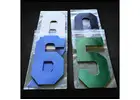 Premium Block Letters and Numbers for Custom Sportswear