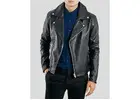 Get Barden Black Motorcycle Leather Jackets Bold Double Rider from NYC