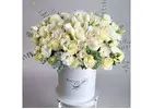 Buy White Roses Flower Bouquet Online in USA – Spring Season