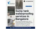 Sump tank waterproofing service in Bangalore
